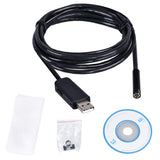 2016 New Best Price 7mm 6LED USB Waterproof Endoscope Borescope Snake Inspection Video Camera 7mm diameter Lens 2M