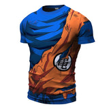 2016 Ball Z Men 3D Dragon Ball Z T Shirt Vegeta Goku Summer Style Jersey 3D  Tops Fashion Clothing Tees Plus