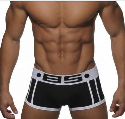 2016 pouplar brand  BS mens boxers cotton sexy men underwear mens underpants male panties shorts U convex pouch for gay