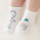 2016 New Spring Baby Socks Newborn Cotton Boys Girls Cute Toddler Asymmetry Anti-slip Socks