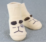 2016 New Spring Baby Socks Newborn Cotton Boys Girls Cute Toddler Asymmetry Anti-slip Socks