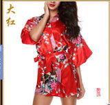 RB015 Satin Robes for Brides Wedding Robe Sleepwear Silk Pijama Casual Bathrobe Animal Rayon Long Nightgown Women Kimono XXXL
