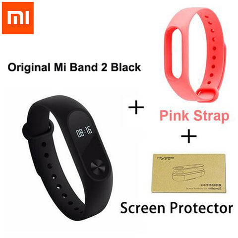 Original Xiaomi Mi Band 2 MiBand 2 With OLED display touchpad Smart heart rate Fitness Bluetooth Wristband Bracelet