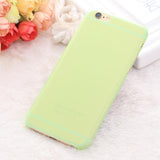 Case for iPhone 6 6s 0.3mm Ultra Thin Slim Matte Back Skin Cover 4.7 inch Phone Back Case Rubber Cover Dirt-resistant 7Color