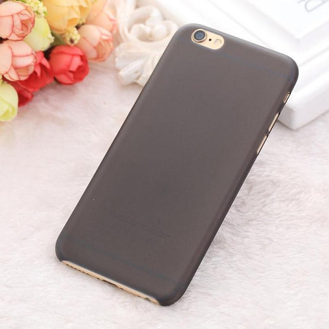 Case for iPhone 6 6s 0.3mm Ultra Thin Slim Matte Back Skin Cover 4.7 inch Phone Back Case Rubber Cover Dirt-resistant 7Color