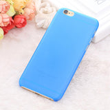 Case for iPhone 6 6s 0.3mm Ultra Thin Slim Matte Back Skin Cover 4.7 inch Phone Back Case Rubber Cover Dirt-resistant 7Color