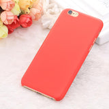 Case for iPhone 6 6s 0.3mm Ultra Thin Slim Matte Back Skin Cover 4.7 inch Phone Back Case Rubber Cover Dirt-resistant 7Color