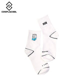 Women's Kawaii Milk Banana Dinosaur Pencil Rocket Cartoon Socks meias Novelty Illustration Letter White Cute Cotton Sock