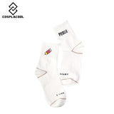 Women's Kawaii Milk Banana Dinosaur Pencil Rocket Cartoon Socks meias Novelty Illustration Letter White Cute Cotton Sock