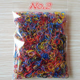 About 1000pcs/bag (small package) 2015 New Child Baby TPU Hair Holders Rubber Bands Elastics Girl's Tie Gum