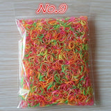 About 1000pcs/bag (small package) 2015 New Child Baby TPU Hair Holders Rubber Bands Elastics Girl's Tie Gum