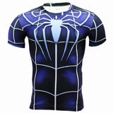 New Fitness Compression Shirt Men Anime Superhero Punisher Skull Captain Americ Superman 3D T Shirt Bodybuilding Crossfit tshirt