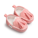 2017 Winter Baby Pu Leather Infant Suede Boots Baby Moccasins Newborn Princess Baby Shoes