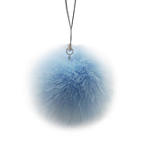 Fluffy Ball Keychain Cute Pompom Simulation Rabbit Fur Ball Key Chain For Car Key Ring Car Bag Pendant Chaveiro Sep23