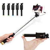 Hot selling mini wired selfie stick 18.5-80cm foldable bracket monopod for 4inch-6inch xiaomi huawei/meizu/samsung/iphone5 6 6s