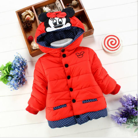 2016 fashion children's down jacket; cartoon children's winter coat jacket free shipping