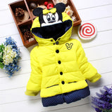 2016 fashion children's down jacket; cartoon children's winter coat jacket free shipping