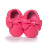 2016 New 22 Colors Tassels Baby Moccasin Newborn Babies Shoes Soft Bottom PU leather Prewalkers Boots