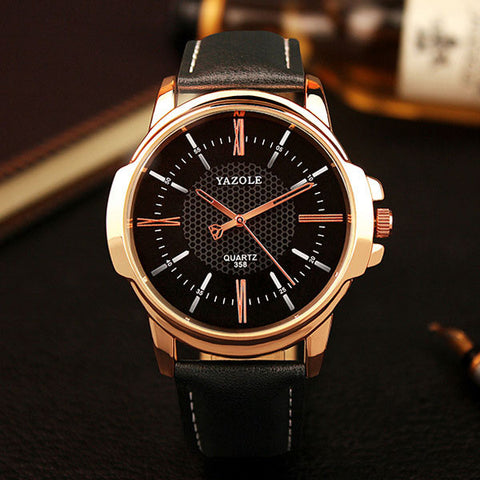 Rose Gold Wrist Watch Men 2017 Top Brand Luxury Famous Male Clock Quartz Watch Golden Wristwatch Quartz-watch Relogio Masculino