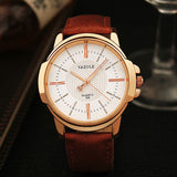 Rose Gold Wrist Watch Men 2017 Top Brand Luxury Famous Male Clock Quartz Watch Golden Wristwatch Quartz-watch Relogio Masculino