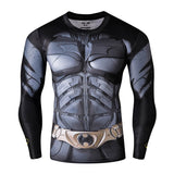 2016New Fashion Fitness Compression Shirt Men Cosplay Male Crossfit Plus Size Bodybuilding Men T shirt 3D Printed Superman Top