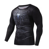 2016New Fashion Fitness Compression Shirt Men Cosplay Male Crossfit Plus Size Bodybuilding Men T shirt 3D Printed Superman Top