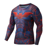 2016New Fashion Fitness Compression Shirt Men Cosplay Male Crossfit Plus Size Bodybuilding Men T shirt 3D Printed Superman Top