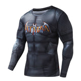 2016New Fashion Fitness Compression Shirt Men Cosplay Male Crossfit Plus Size Bodybuilding Men T shirt 3D Printed Superman Top