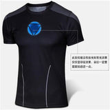 Free shipping 2016 t-shirt Superman/Batman/spider man/captain America /Hulk/Iron Man / t shirt men fitness shirts men t shirts