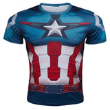 Free shipping 2016 t-shirt Superman/Batman/spider man/captain America /Hulk/Iron Man / t shirt men fitness shirts men t shirts