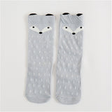 2017 Knee Socks Newborn Baby Boy Baby Fox Baby Socks Cute Cartoon Animal Cat Leg Warmers For Infant Infants