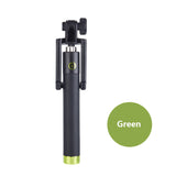 Hot selling mini wired selfie stick 18.5-80cm foldable bracket monopod for 4inch-6inch xiaomi huawei/meizu/samsung/iphone5 6 6s