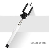 22-100cm Portable Extendable Handheld Monopod Audio Cable Wired Palo Selfie Stick Self-Pole Artifact For Iphone Samsung Android