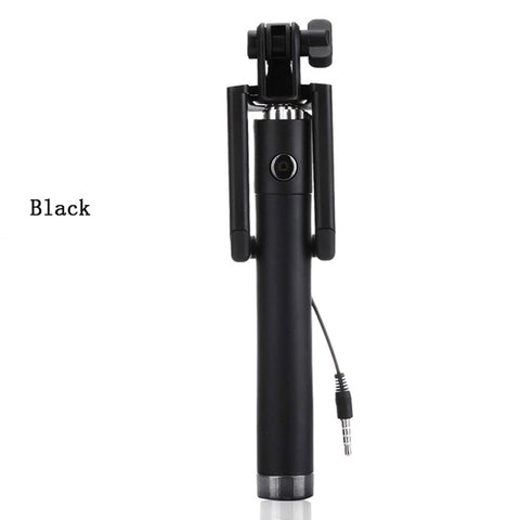Universal Portable Wired Stretchable Selfie Stick For iPhone Samsung Galaxy Huawei Sony HTC Xiaomi Mini Stick Tripod Monopod