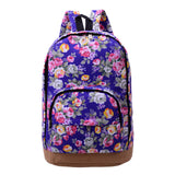 Floral Printing Backpack Women Preppy Style School Bags Women Rucksack Travel Satchel Bags Mochila Feminina Canvas Backpack