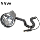 Hot 12V-24V 55W HID 5inch Xenon Handheld Super Light Spotlight Emergency Light for Camping Hunting Fishing Boating Free Shipping