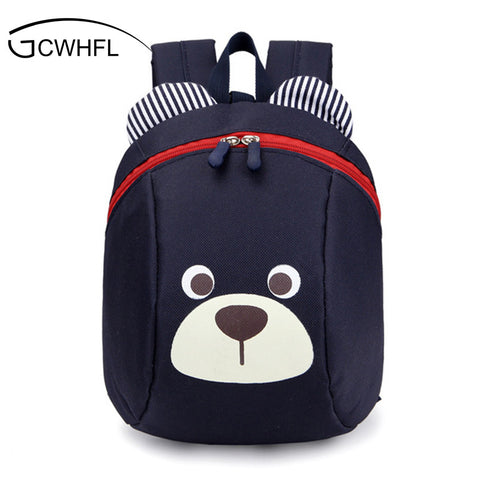 Age 1-4 Toddler Backpack Anti-lost Kids Baby Bag Cute Animal Dog Children Backpacks Kindergarten School Bag mochila escolar