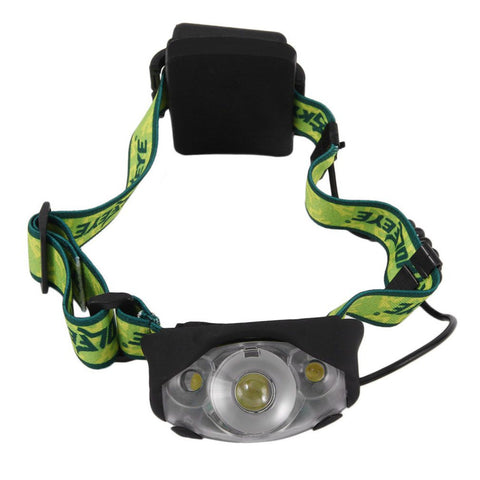 Skywolfeye 300LM LED Flashlight Headlamp Bicycle Head Front Torch Headlight Lights for Cycling Riding Camping Hunting Lighting