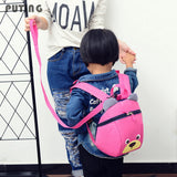 Aged 1-3 Toddler Mother Pack Anti-lost Kids Baby Bag Cute Animal Bear Children Backpack Kindergarten School Bag GPD8132