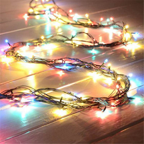 6 Modes 4.2M Colorful LED String Light Control Christmas Tree Decoration Lights Party Flash LED Fariy Light EU Plug AC220V