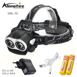 AloneFire HP78 headlamp CREE L2 LED 2500Lm 3 mode Zoomable Waterproof Headlight Head lamp Flashlight Head Lamp