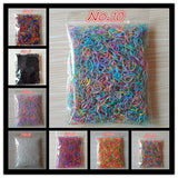 About 1000pcs/bag (small package) 2015 New Child Baby TPU Hair Holders Rubber Bands Elastics Girl's Tie Gum