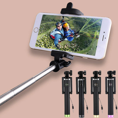 Universal Selfie Stick For Android Monopod Wired Mini Palo Selfie For iPhone Samsung Galaxy Xiaomi Huawei Lenovo Meizu Phone