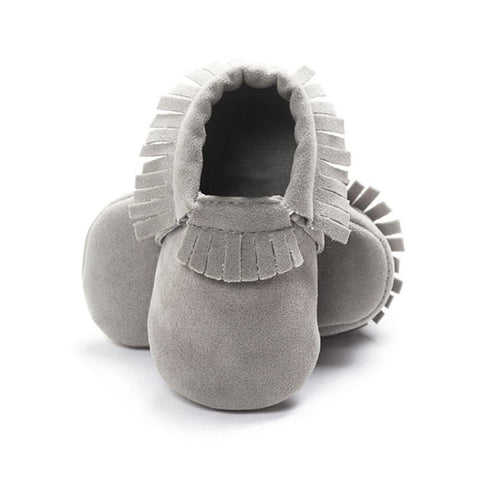 Newborn Boy Girl Suede Tassel Shoes Toddler Soft Sole Crib Slip-On Pre-walker Infant Coral Velvet Moccasins High Quality